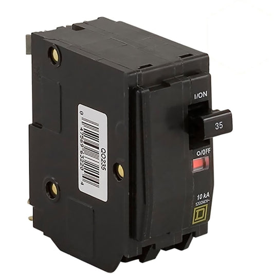 Designed to protect against overloads and short-circuits
Quickly identify tripped breakers with our Visi-Trip indicator
Compatible with Square D QO electrical panels, CSED with 2 spaces