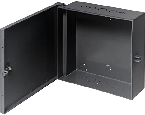 Arlington Industries EB0708BL-1 Electronic Equipment Enclosure Box (Pack of 1), 7" x 8" x 3.5", Black