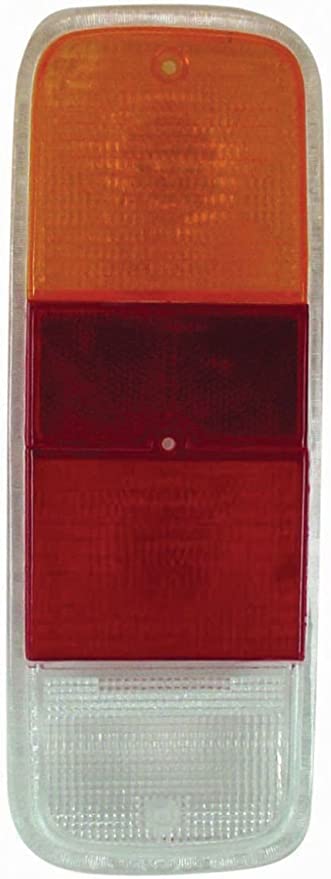 Empi Bus Type 2 Left Or Right Tail Light Lens, Red/Amber 72-79 98-9454-B