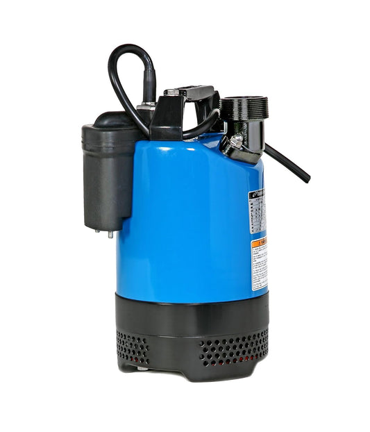 Tsurumi Pump LB-800A | Auto Submersible Dewatering Pump | 1HP, 115V, 2 Inch Discharge | Automatic Operation with Relay Switch| Ideal for Construction Dewatering