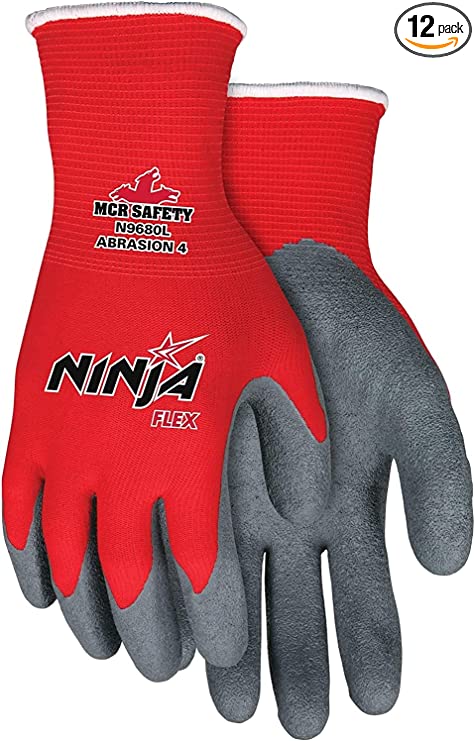 NINJA FLEX, 15 GA, LATEX COAT-RED NYLON