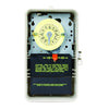 Heavy-duty mechanical time switches control a single load