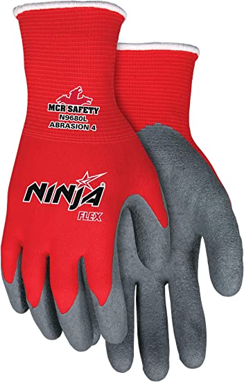 NINJA FLEX, 15 GA, LATEX COAT-RED NYLON