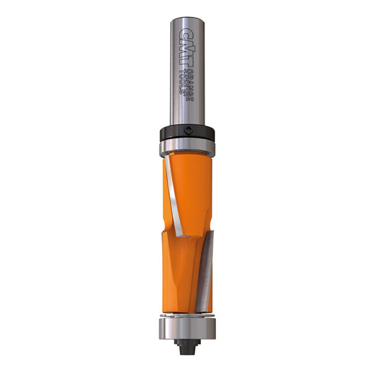 These new XTREME FLUSH TRIM BITS guarantee the best possible finish along with extra-long life thanks to one-of-a-kind spiral technology.
4 cutting edges in high quality carbide are crafted using special brazing techniques as well as unique positive and n
