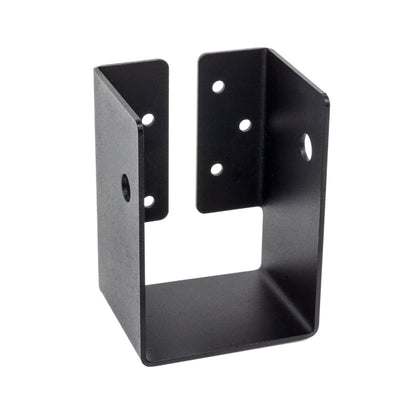 Simpson APHH Heavy Joist Hangers are designed to connect 4x4 and 6x6 beams to girders, to create a strong, finished look in any outdoor application. Thanks to the ZMAX with Black Powder Coat finish, these hangers are corrosion-resistant, and when paired w