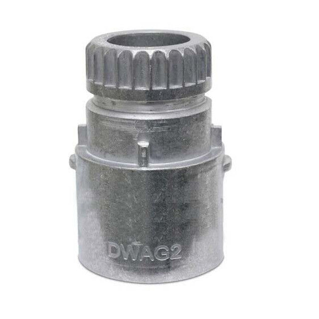 QuikDrive adapter.  Works with DeWalt models, 252, 254, 255, 257, 260, 265, 266, 267, 268, 272, 274, 275, 276, 277, 281, and 284 Screwguns.