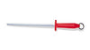 Ideal for butcher shops, this Packing house steel offers a round shape and 10" blade. It is crafted of fine cut stainless steel and is a handy tool for honing, sharpening and shaping your knife collection.

For added safety when used, it has a plastic han