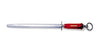 Sapphire cut, this handy tool is ideal for sharpening high carbon steel blades. Commercial quality, it is wear resistant, hardy and strong.

Its design features a plastic handle that provides a comfortable but solid grip for heavy use in restaurants or bu