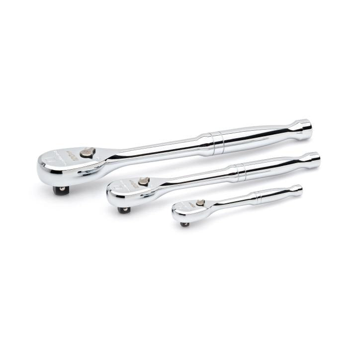 3 Pc. 1/4", 3/8" & 1/2" Drive 120XP™ Teardrop Ratchet Set