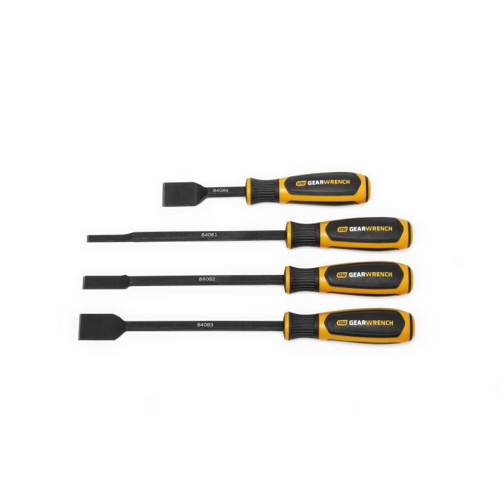 4 Pc. Dual Material Wide Scraper Set