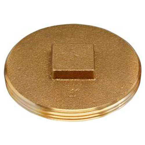 Oatey 42374 185 Brass Cleanout Plug 4" - Pkg Qty 12