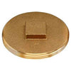Oatey 42374 185 Brass Cleanout Plug 4" - Pkg Qty 12