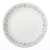 Periwinkle-blue blossoms and hearts embellish this dinner plate with petal-soft color. The lacy vines and classic coupe shape add a grace note to everyday meals and festive gatherings.

Nothing-else-like-it, triple-layer-strong glass highly resists chips