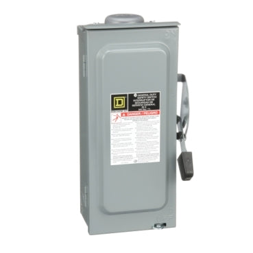 General duty safety switches are designed for residential and commercial applications where durability and economy are prime considerations. Typical loads include lighting, air conditioning, and appliances. They are suitable for use as service equipment w