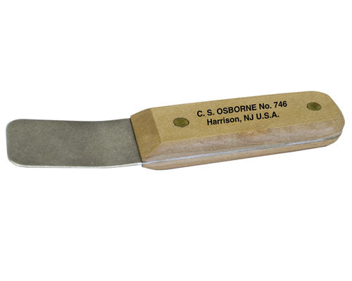 Similar to our popular Osborne No. 747 but with flexible spring steel blade.

A very popular tool.

Hardwood riveted handle.