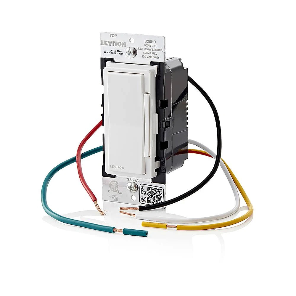 Decora Smart Wi-Fi® 2nd Generation devices connect to a Wi-Fi network and the My Leviton app to provide wireless lighting control for the whole home. Leviton’s Wi-Fi 2nd Generation Dimmer makes it easier than ever to add smart lighting control possibiliti