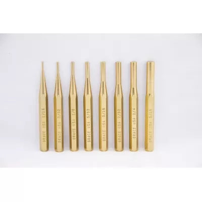 GRACE USA Brass Pin Punch Set