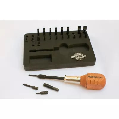 Grace USA Gunsmith 24 Bit Magnetic Tip Screwdriver Set