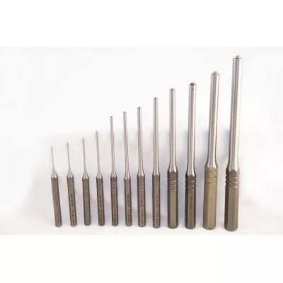 GRACE USA 12 Pc Steel Roll Pin Punch Set